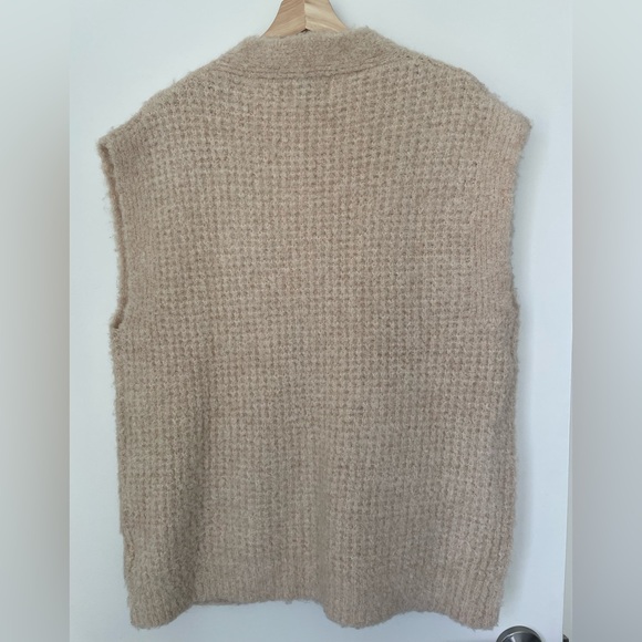 FRNCH Beige Women's Cardigan Vest - Picture 5 of 5
